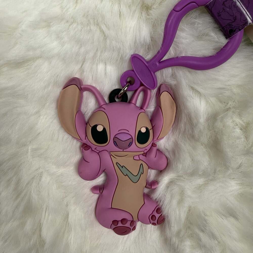 Disney Lilo & Stitch Angel Bag Clip Keychain